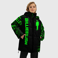 Куртка зимняя женская BILLIE EILISH БИЛЛИ АЙЛИШ, цвет: 3D-светло-серый — фото 2