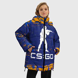 Куртка зимняя женская CS GO КС ГО, цвет: 3D-черный — фото 2