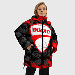 Куртка зимняя женская DUCATI 2, цвет: 3D-черный — фото 2