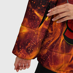 Куртка зимняя женская BRAWL STARS EVIL GENE ДЖИН, цвет: 3D-светло-серый — фото 2