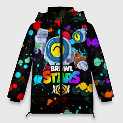Куртка зимняя женская BRAWL STARS NANI НАНИ, цвет: 3D-черный