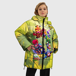 Куртка зимняя женская Brawl STARS, цвет: 3D-черный — фото 2