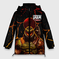 Куртка зимняя женская Doom Eternal, цвет: 3D-черный