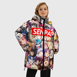 Куртка зимняя женская SENPAI СЕНПАЙ, цвет: 3D-черный — фото 2