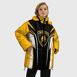Куртка зимняя женская Ламборгини Форма, цвет: 3D-черный — фото 2