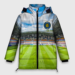 Куртка зимняя женская FC INTER, цвет: 3D-красный