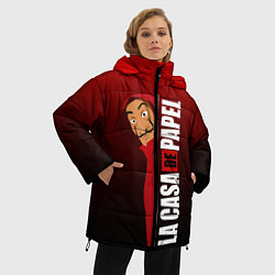 Куртка зимняя женская Бумажный дом, цвет: 3D-черный — фото 2