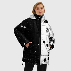 Куртка зимняя женская Umbrella Academy спина Z, цвет: 3D-черный — фото 2