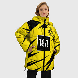 Куртка зимняя женская Reus Borussia Dortmund 20-21, цвет: 3D-красный — фото 2