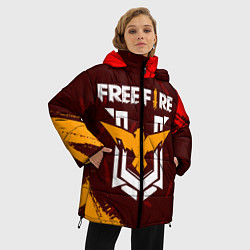 Куртка зимняя женская FREE FIRE ФРИ ФАЕР, цвет: 3D-черный — фото 2