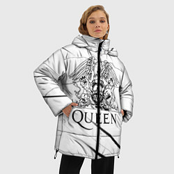 Куртка зимняя женская QEEN Куин, цвет: 3D-светло-серый — фото 2