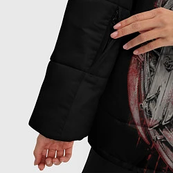 Куртка зимняя женская Slayer, цвет: 3D-красный — фото 2