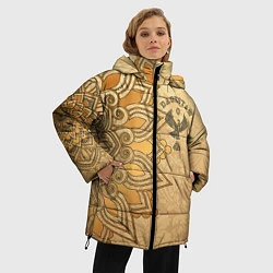 Куртка зимняя женская Дагестан в золоте, цвет: 3D-черный — фото 2