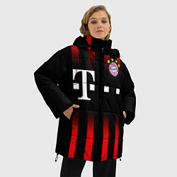 Куртка зимняя женская FC Bayern Munchen, цвет: 3D-черный — фото 2