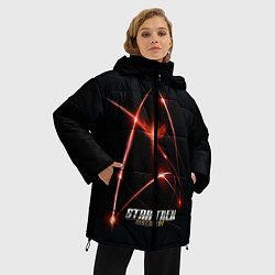 Куртка зимняя женская Звездный путь, цвет: 3D-черный — фото 2