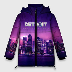 Куртка зимняя женская Detroit Become Human S, цвет: 3D-черный
