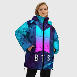 Куртка зимняя женская BTS БТС, цвет: 3D-красный — фото 2