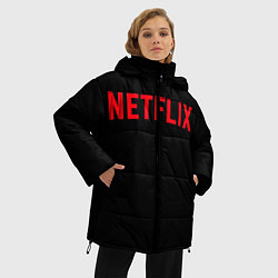 Куртка зимняя женская NETFLIX, цвет: 3D-черный — фото 2