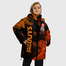 Куртка зимняя женская FALL GUYS HALF-LIFE ФОЛ ГАЙС, цвет: 3D-черный — фото 2
