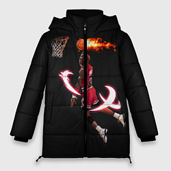 Куртка зимняя женская MICHAEL JORDAN, цвет: 3D-черный