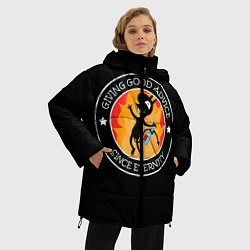 Куртка зимняя женская ЛУЧШИЙ СОВЕТЧИК В МИРЕ, цвет: 3D-черный — фото 2