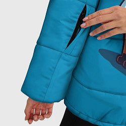 Куртка зимняя женская Лисья семья, цвет: 3D-черный — фото 2