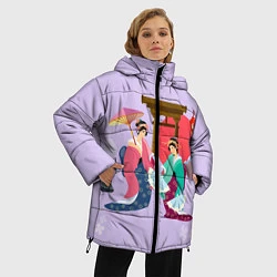Куртка зимняя женская Geishas, цвет: 3D-черный — фото 2