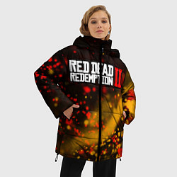Куртка зимняя женская RED DEAD REDEMPTION 2, цвет: 3D-светло-серый — фото 2