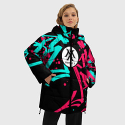 Куртка зимняя женская MONSTA X, цвет: 3D-черный — фото 2