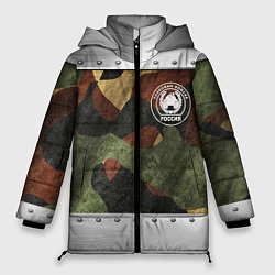 Куртка зимняя женская Танковые войска РФ, цвет: 3D-светло-серый