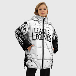 Куртка зимняя женская League of legends, цвет: 3D-черный — фото 2