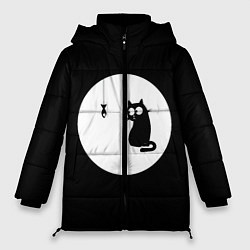 Куртка зимняя женская Ночная охота, цвет: 3D-черный