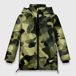 Куртка зимняя женская Милитари, цвет: 3D-светло-серый
