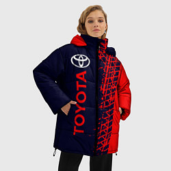 Куртка зимняя женская TOYOTA ТОЙОТА, цвет: 3D-черный — фото 2