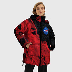 Куртка зимняя женская NASA НАСА, цвет: 3D-светло-серый — фото 2