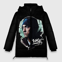 Куртка зимняя женская EMINEM 8 MILE, цвет: 3D-черный