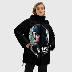 Куртка зимняя женская EMINEM 8 MILE, цвет: 3D-черный — фото 2