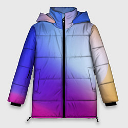 Куртка зимняя женская Градиент Облаков, цвет: 3D-светло-серый