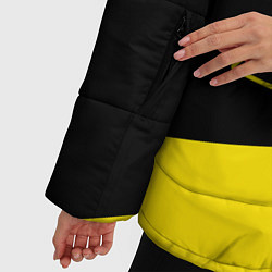 Куртка зимняя женская Питтсбург Пингвинз, цвет: 3D-черный — фото 2