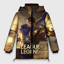Куртка зимняя женская League of legends Гарен, цвет: 3D-красный
