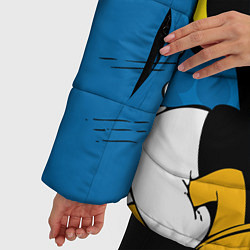 Куртка зимняя женская Взрывааюсь!, цвет: 3D-черный — фото 2
