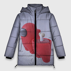 Куртка зимняя женская Among Us - Human, цвет: 3D-черный