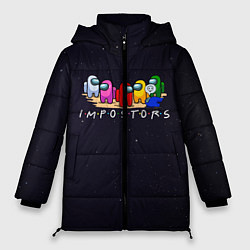 Куртка зимняя женская Among Us, цвет: 3D-черный