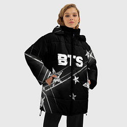 Куртка зимняя женская BTS бойбенд Stars, цвет: 3D-черный — фото 2