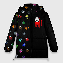 Куртка зимняя женская AMONG US - Impostor, цвет: 3D-черный