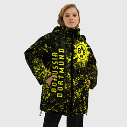 Куртка зимняя женская Borussia Боруссия, цвет: 3D-черный — фото 2