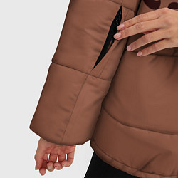 Куртка зимняя женская Симметричный узор, цвет: 3D-светло-серый — фото 2