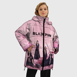 Куртка зимняя женская BLACKPINK x PUBG, цвет: 3D-черный — фото 2