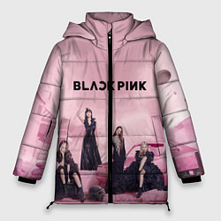 Куртка зимняя женская BLACKPINK x PUBG, цвет: 3D-светло-серый