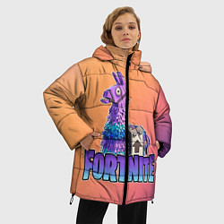 Куртка зимняя женская Fortnite Lama, цвет: 3D-черный — фото 2